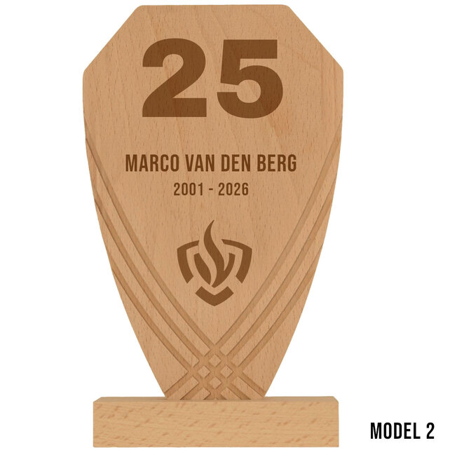 Wooden Award Fire Department