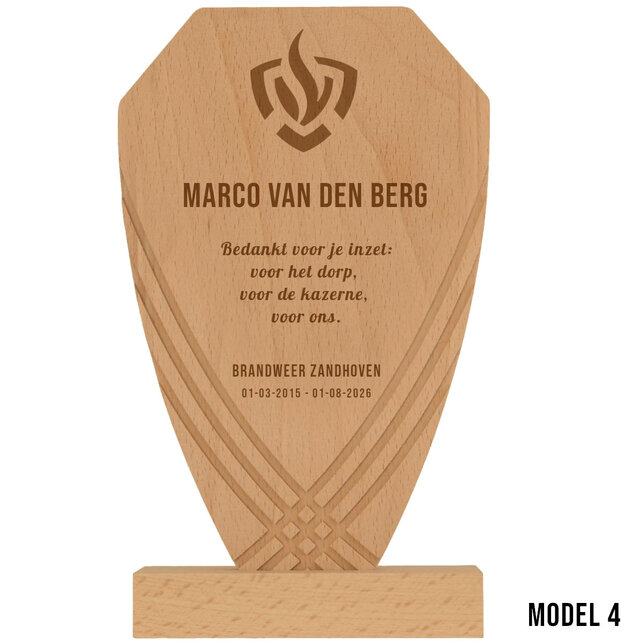 Houten Award brandweer