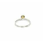 Sterling silver ring citrine