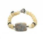 Bracelet ocean jasper calcite