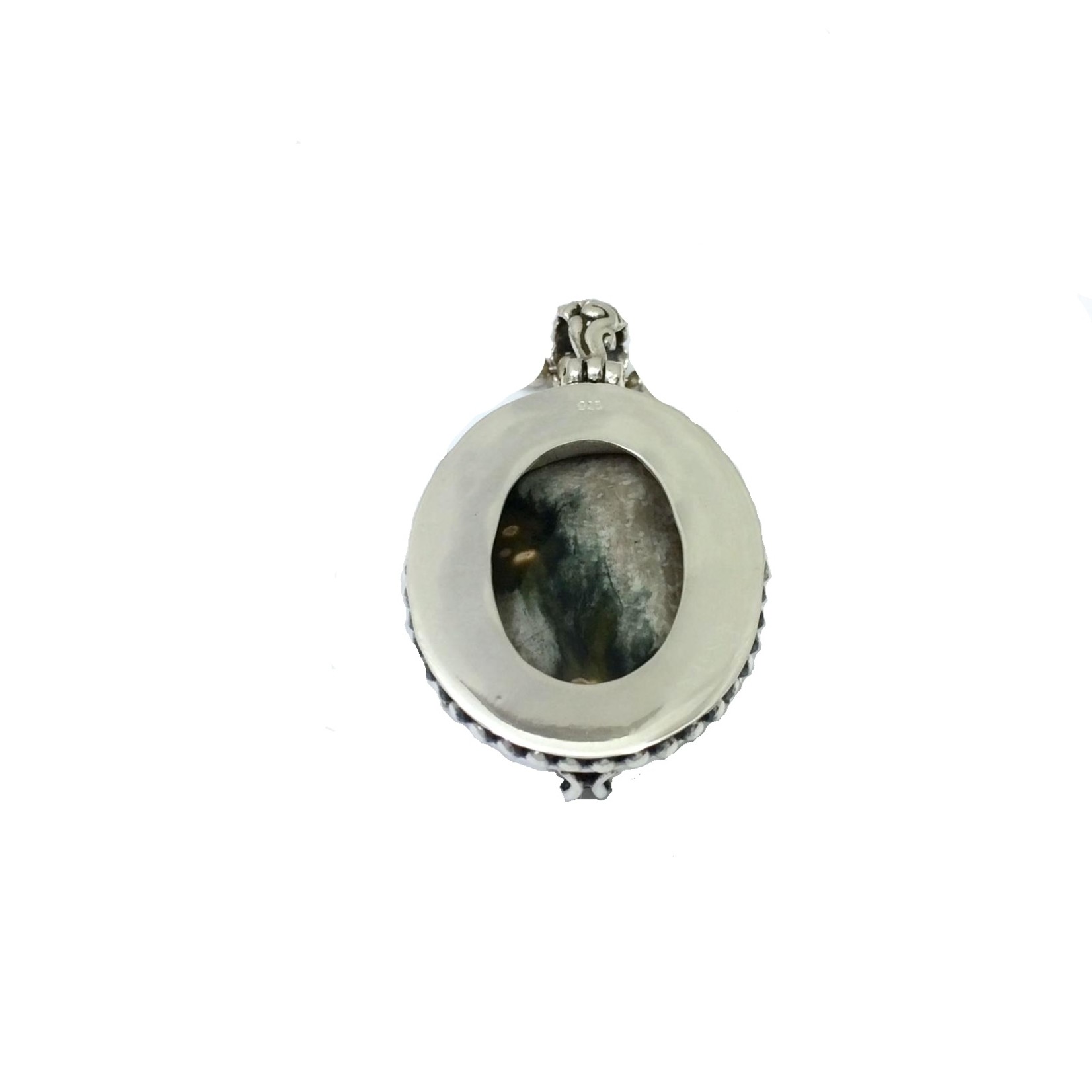 Ocean jasper pendant, oval