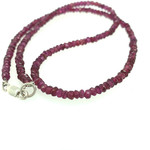 Necklace rhodolite