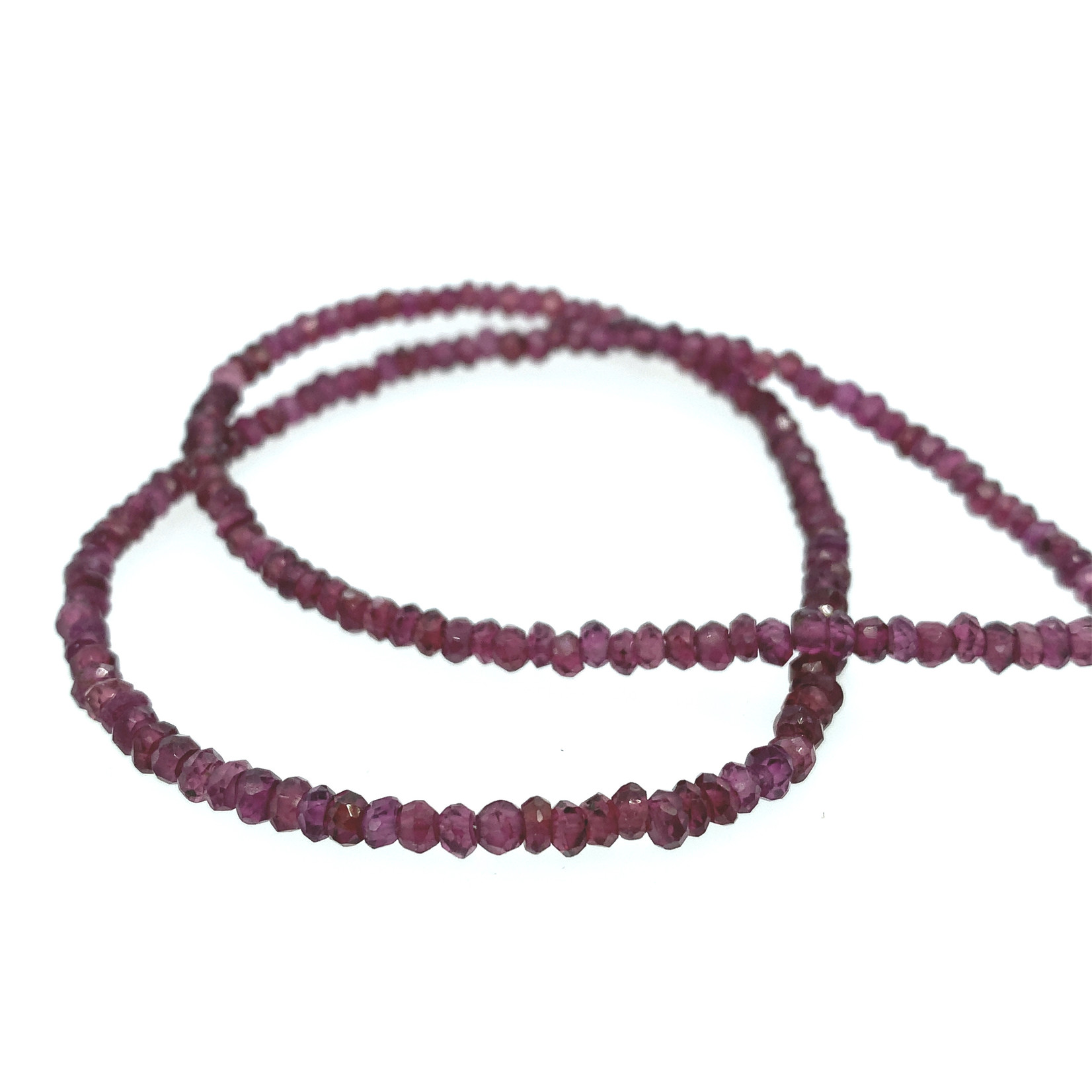 Rhodolite necklace