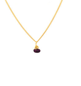 Cadeau idee Necklace with sugilite bead pendant