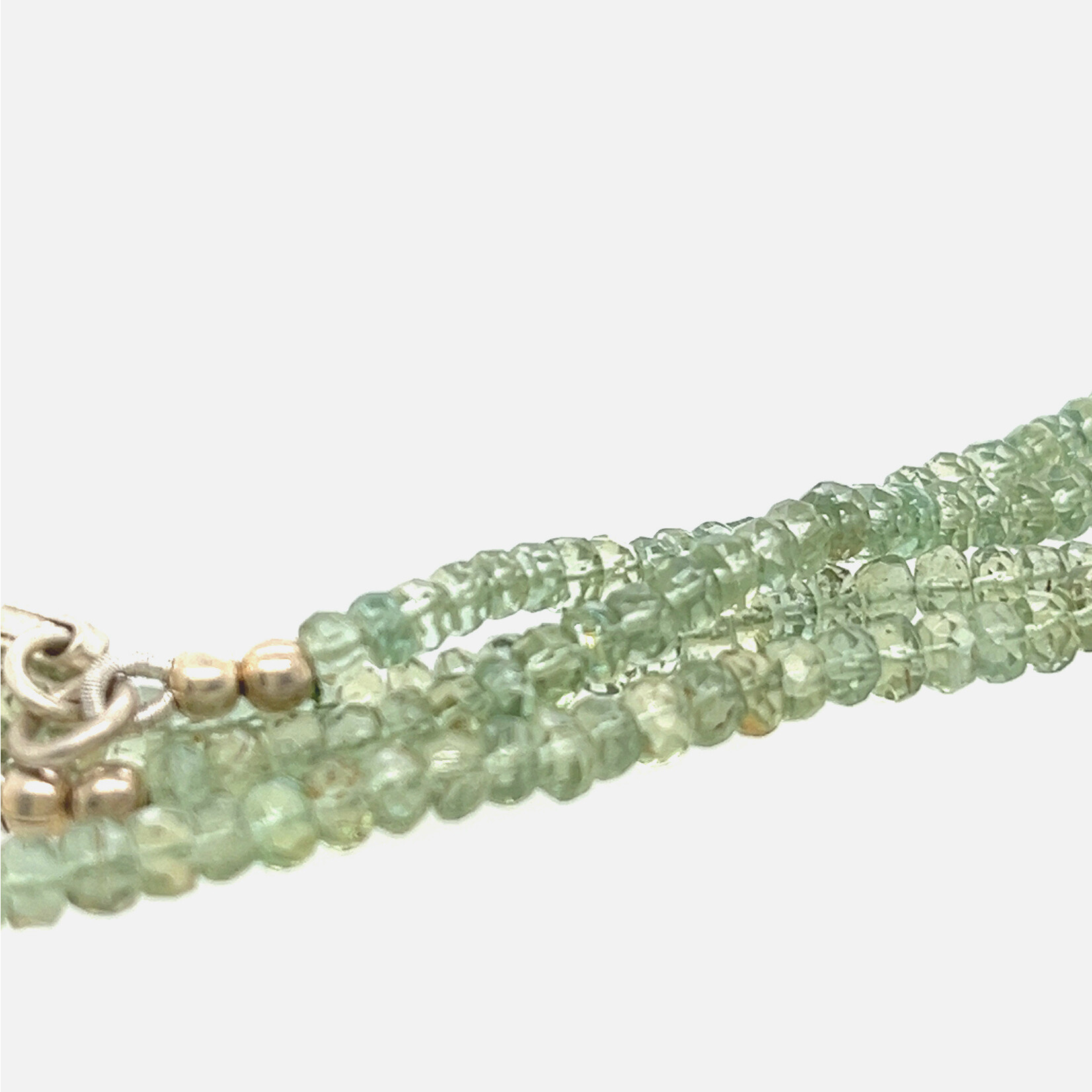 Green beryl necklace