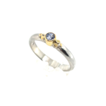 Ring blauwe  saffier