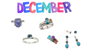 December edelsteen turkoois en tanzaniet