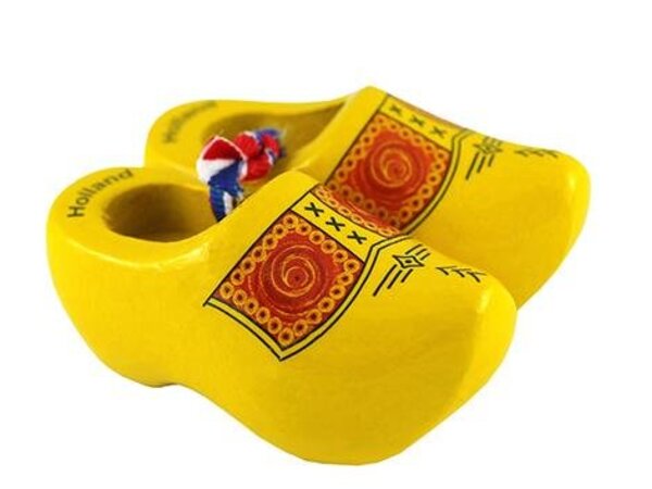 Farmer yellow souvenirs clogs 