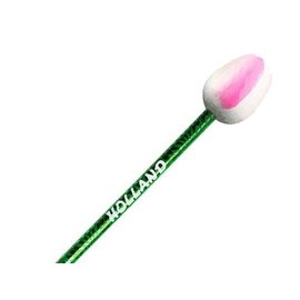 Holztulpe Bleistift weiß-rosa