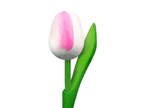 Tulpen aus Holz weiß-rosa 20cm Tulpen aus Holz weiß-rosa 20cm