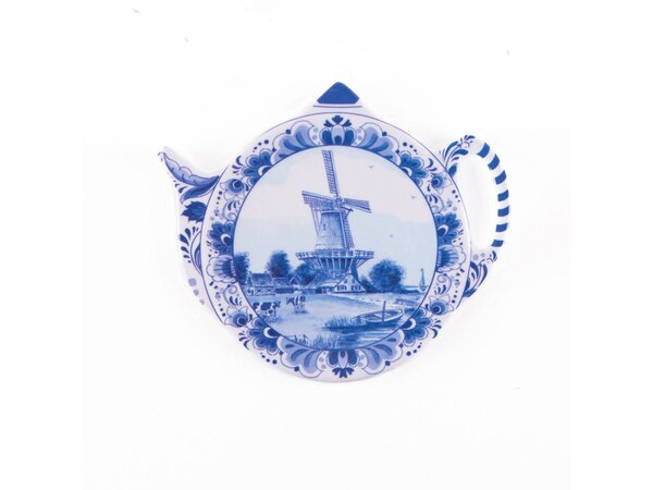 Theezakjeshouder delftsblauw