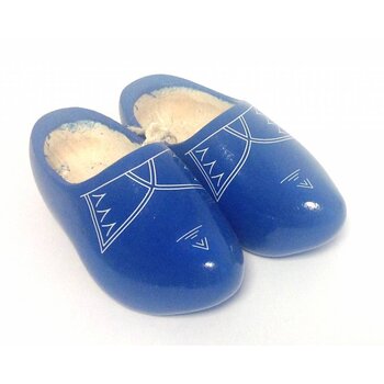 Blue Children's Clogs with Stripes Blue Children's Clogs with Stripes