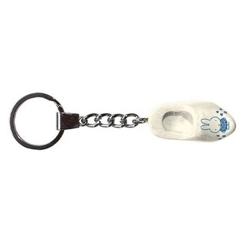 White Clog Keychain with Miffy