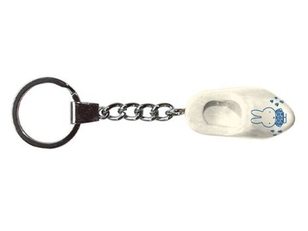 White Clog Keychain with Miffy