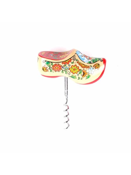 souvenir clogs als roter korkenzieher ausgeführt