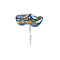  Blue souvenir clog corkscrew