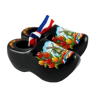 Souvenir Clogs 10cm Schwartz