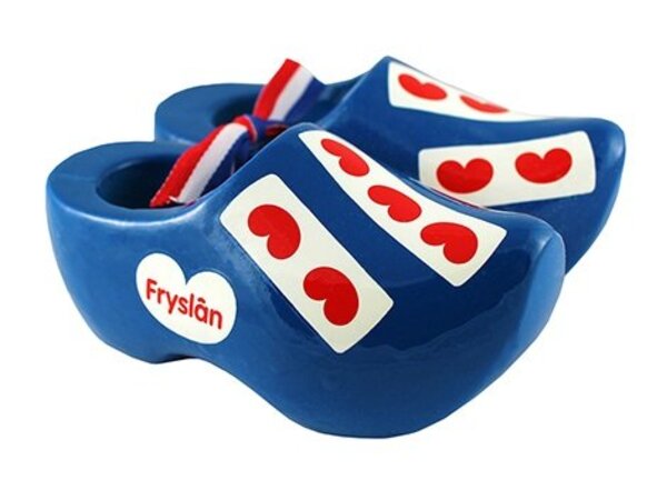 blaue Souvenirs Clogs Friesland 8 cm