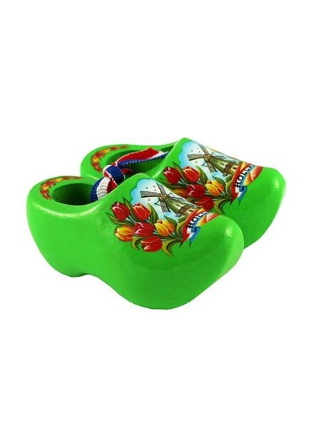 souvenirs clogs lime 8 cm