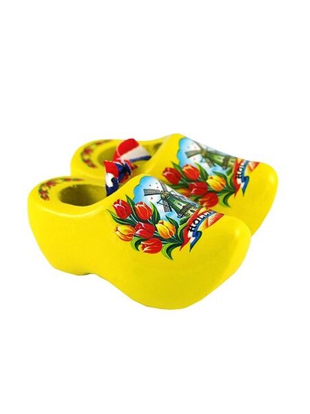 Souvenirs clogs yellow 8 cm