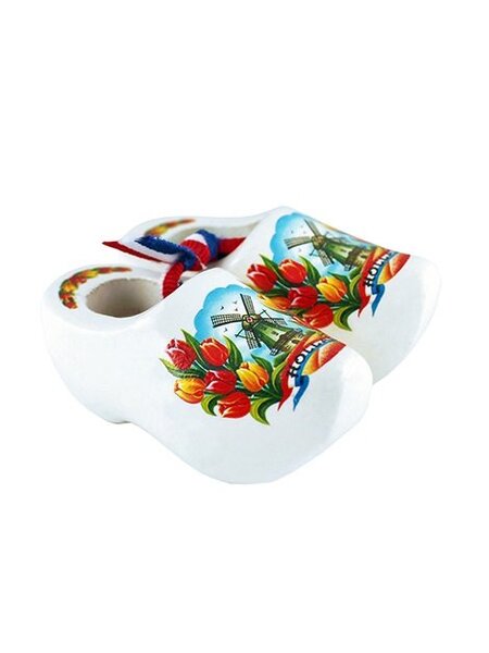 Souvenirs clogs white 8 cm