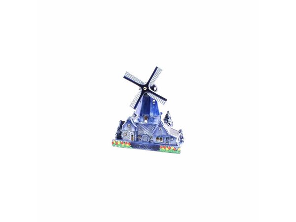 Souvenirs Rack mill with tealight delftware 14 cm