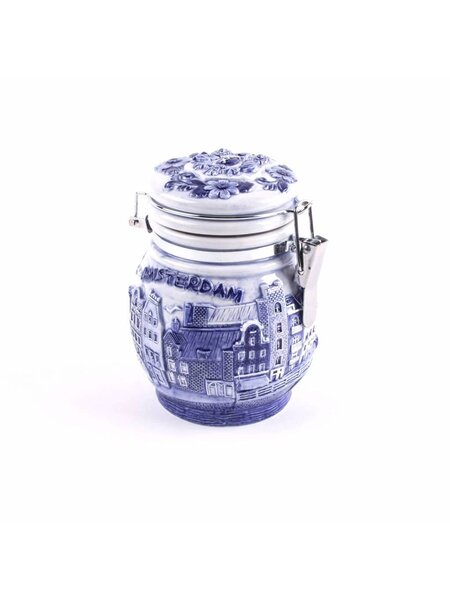 Delft blue preserving pot Amsterdam
