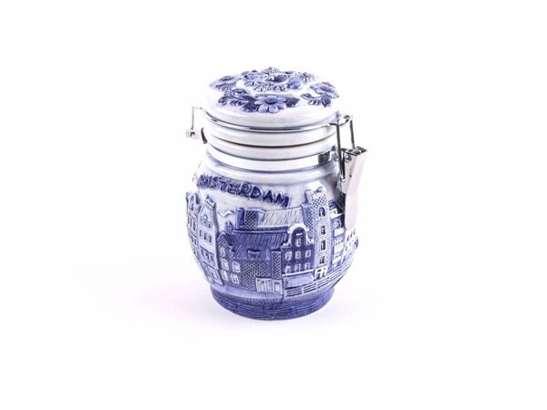 Delft blue preserving pot Amsterdam