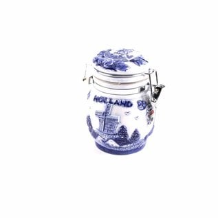 Delft blue stockjar Holland