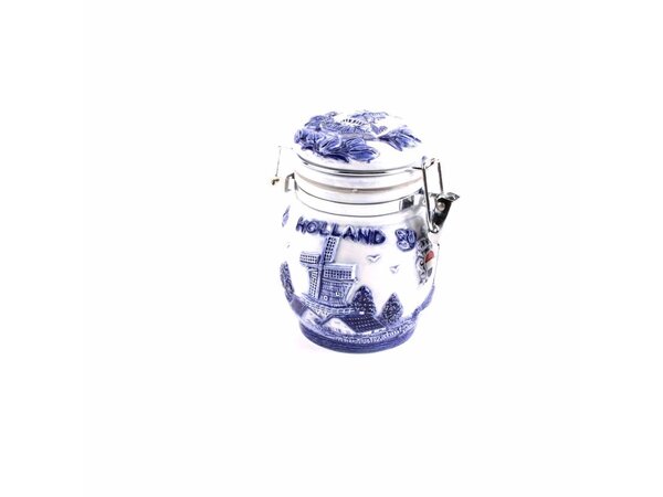 Delfter blauer Vorrats Topf Holland