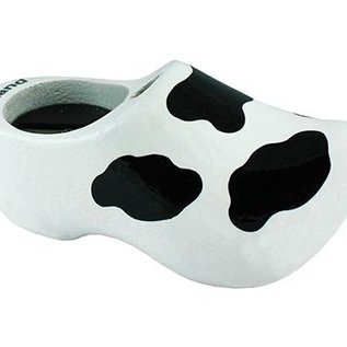 Pencil sharpener clog with cow motif (8 cm)