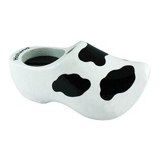 Pencil sharpener clog with cow motif (8 cm)