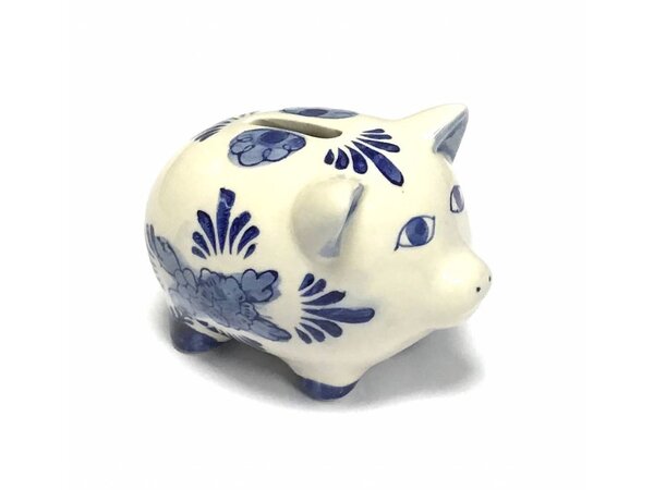 piggy bank delfts blue