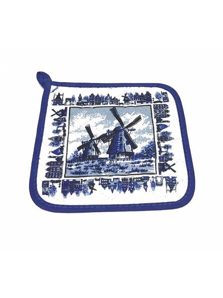 Pannenlap delftsblauwe molen