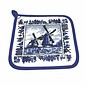 potholder delft blue mill