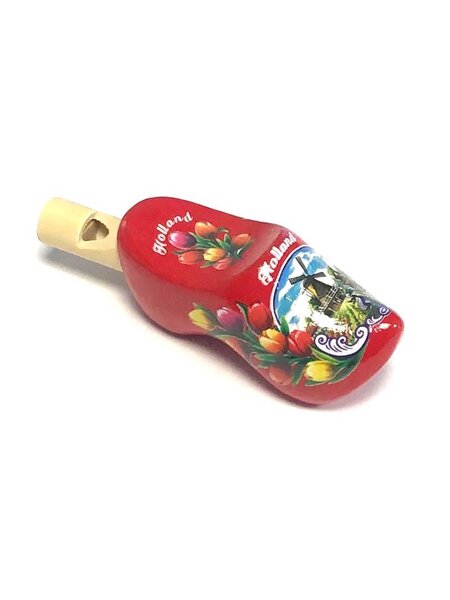 clog whistles red