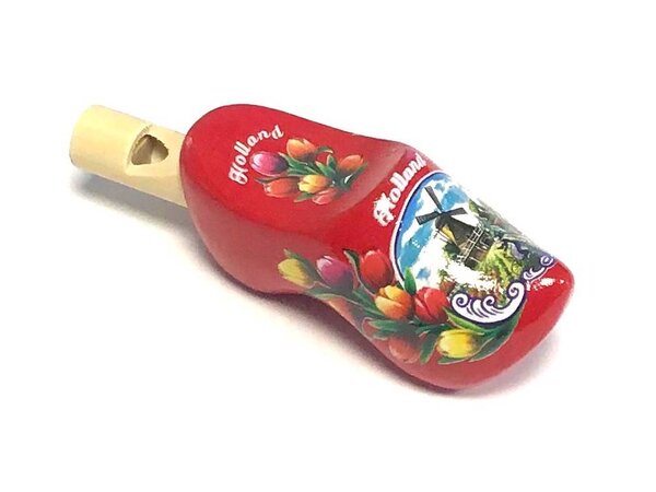 clog whistles red