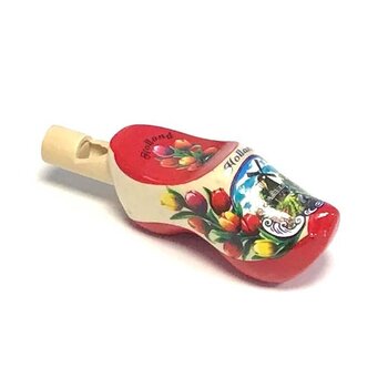 clog whistles red sole