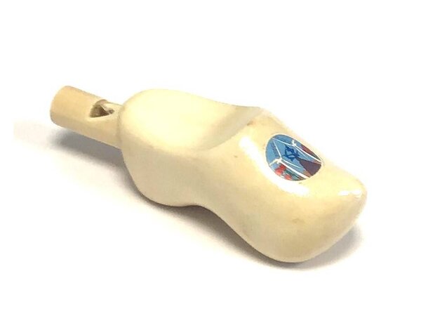 Nijhuis klompenfabriek clog whistle with logo