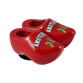 Red magnet clogs Amsterdam