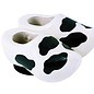 White magnet clogs cow