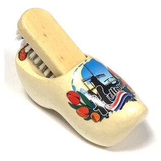 souvenirs klompje met borstel