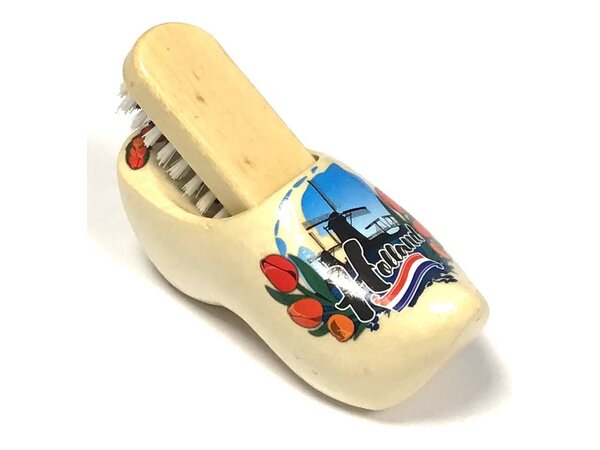 souvenir clog with brush