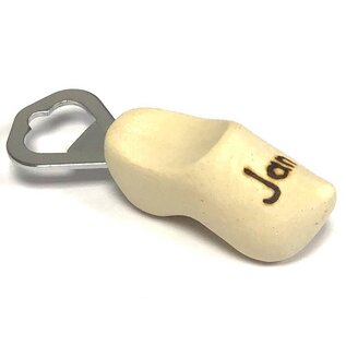 Bottle opener clog with engraving