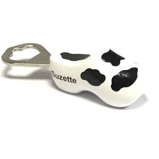 Bottle opener clog with text
