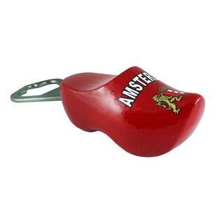 Bottle opener clog with text
