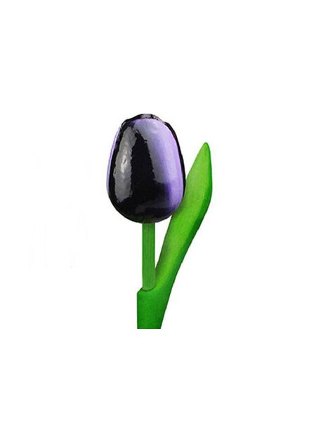 Dark Purple Wooden Tulip