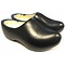  Black wooden shoes