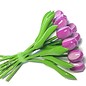 Bouquet purple wooden tulips