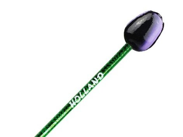 Bleistift mit einer dunkelvioletten Holztulpe Bleistift mit einer dunkelvioletten Holztulpe